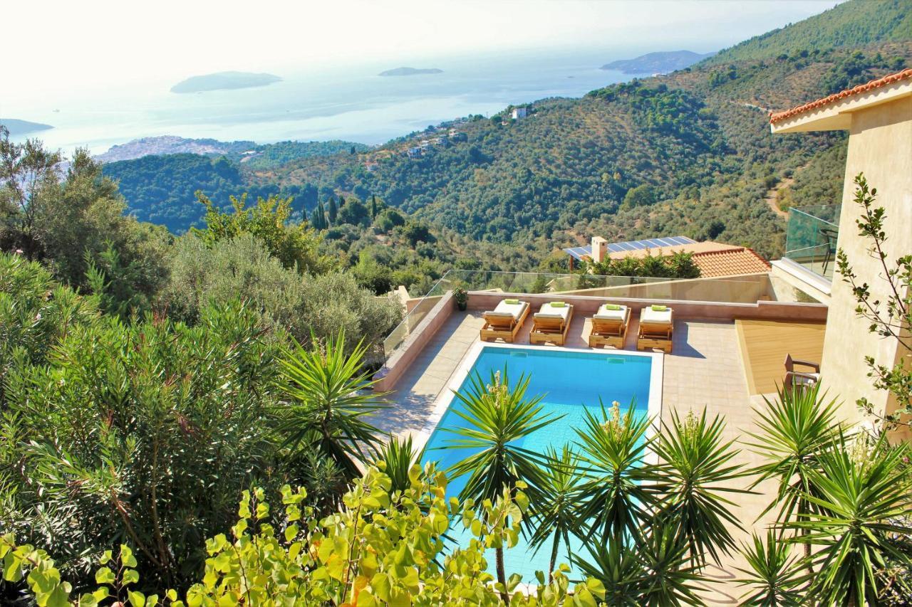 Zaki-1 Premium Villa Moni Evaggelistrias Buitenkant foto