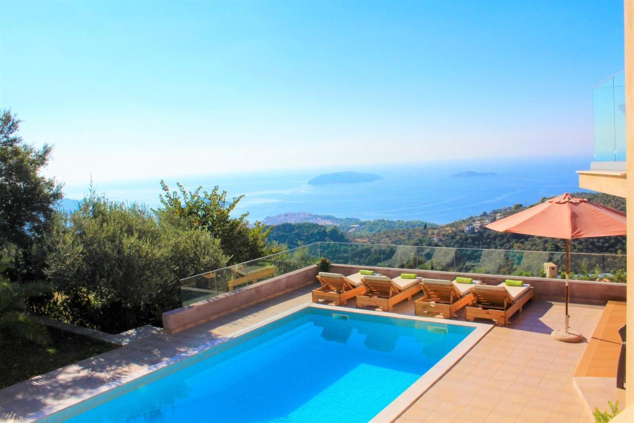 Zaki-1 Premium Villa Moni Evaggelistrias Buitenkant foto